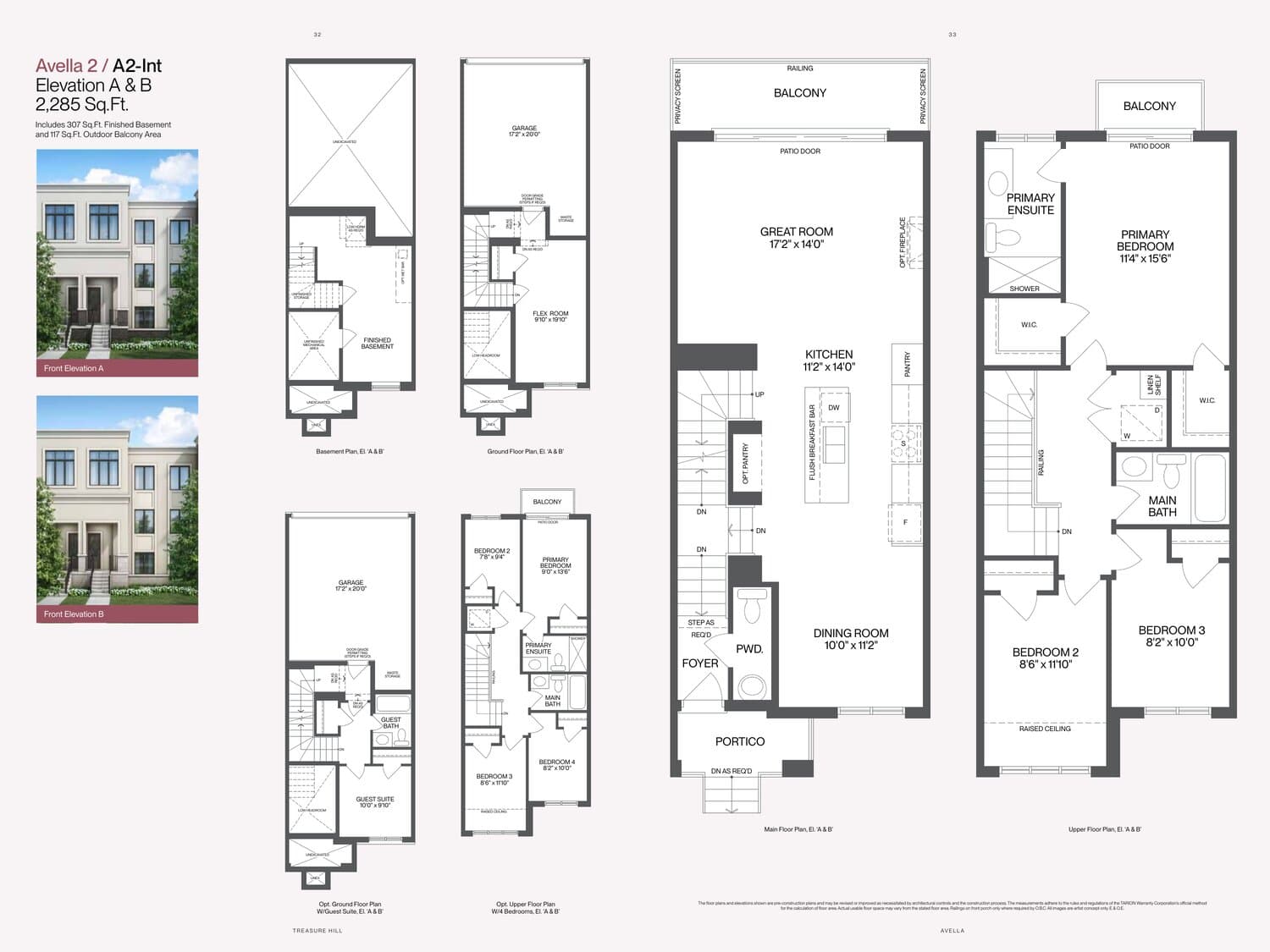 Avella 2 interior floor plan
