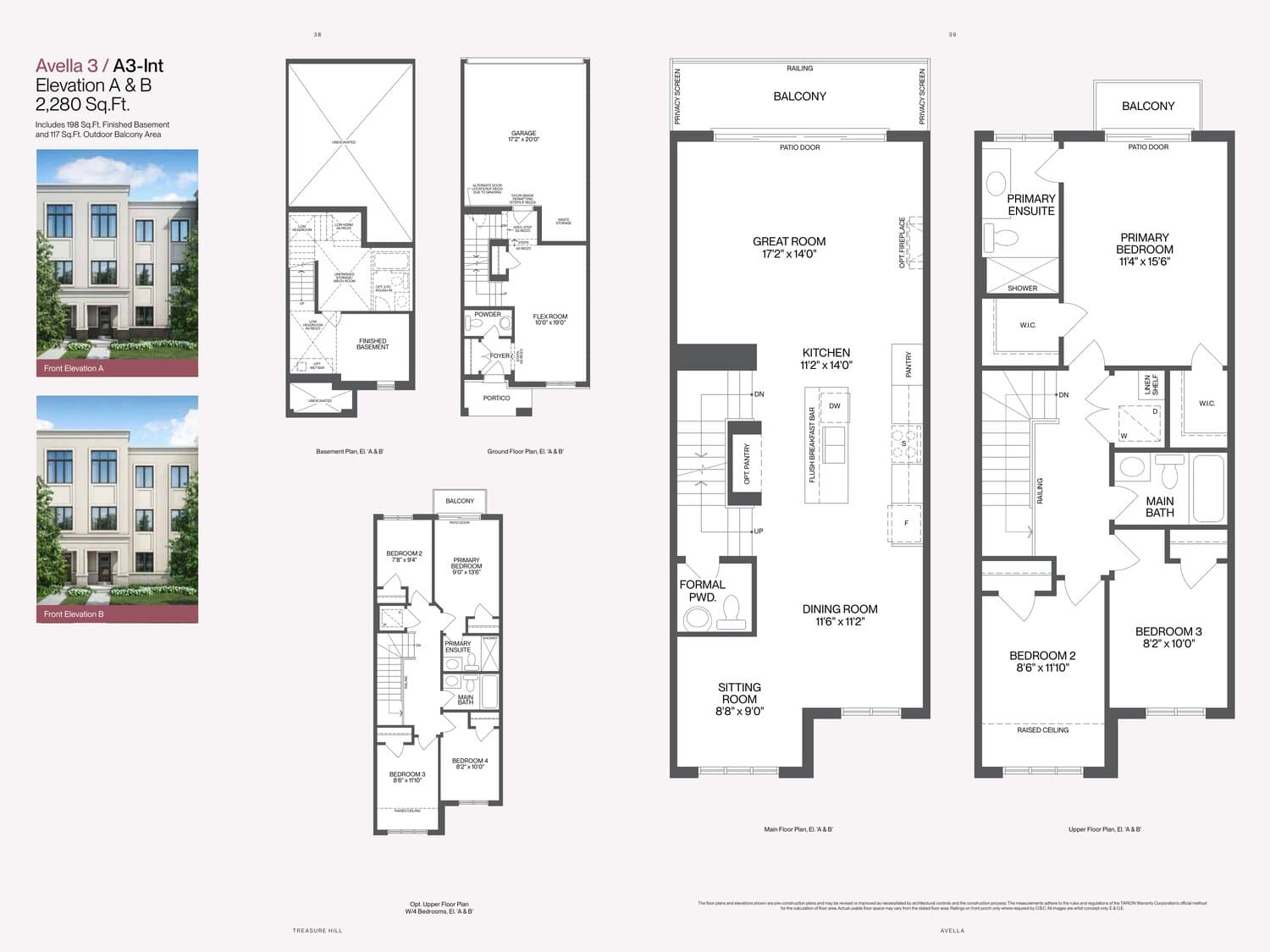 Avella 3 interior floor plan